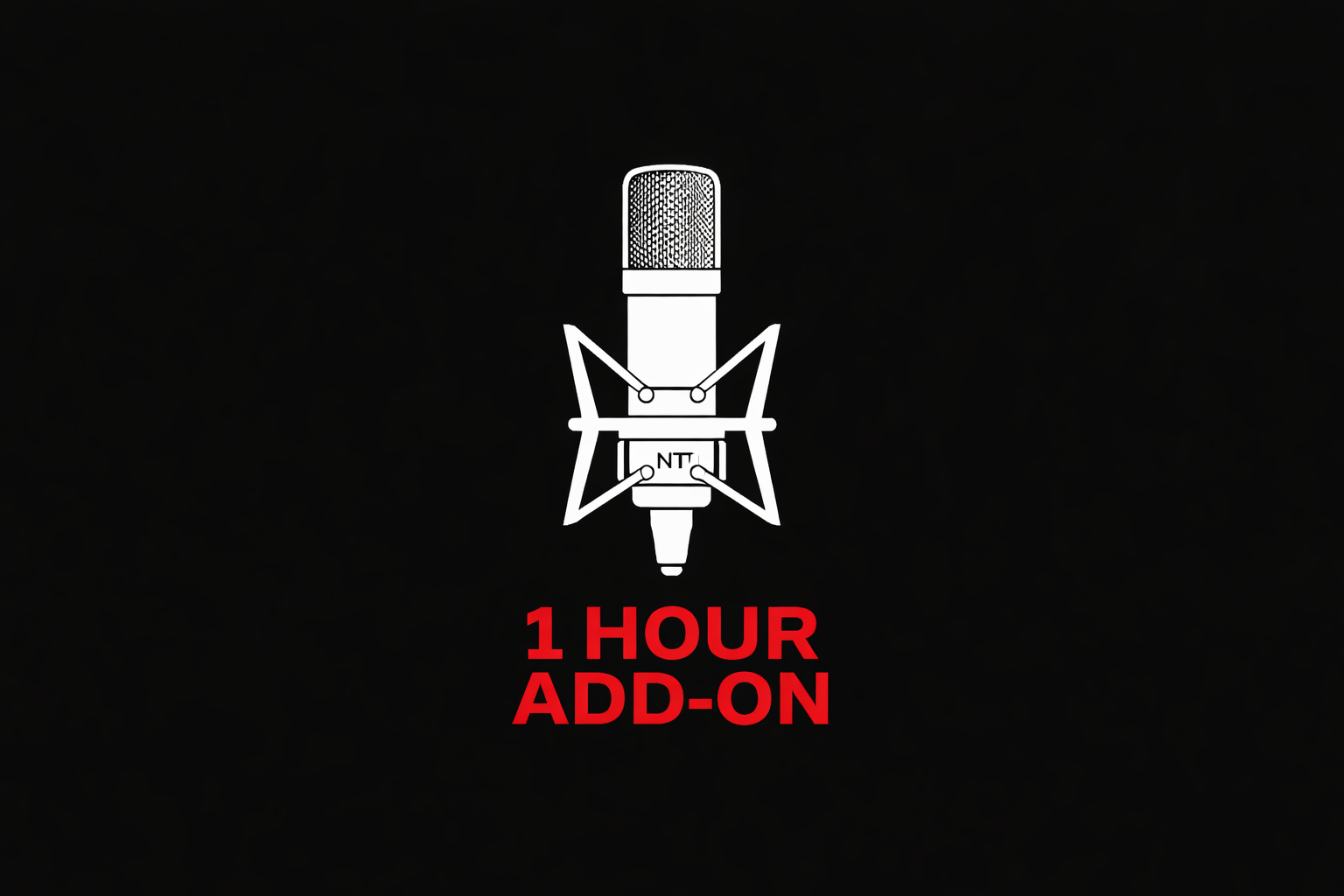 STANDARD STUDIO SESSION (1 HR ADD-ON)
